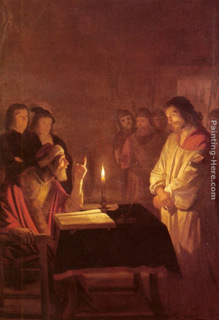 Gerrit van Honthorst Christ before the High Priest